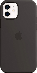 Apple для iPhone 12/12 Pro Silicone Case with MagSafe (черный)